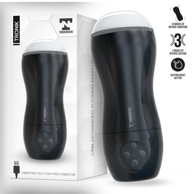 TARDENOCHE TRONIK SUCTION AND VIBRATING MASTURBATOR USB